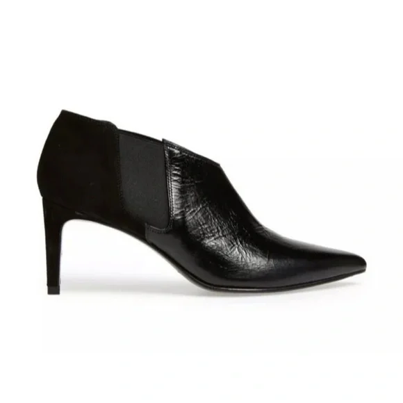 NEW RAG & BONE Black Beha Leather Chelsea Booties